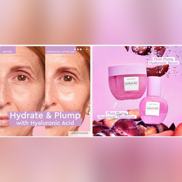 GLOW RECIPE Plum Plump🥳H.P🥳Hyaluronic Acid Hydrating Serum - Picture 3 of 5